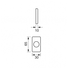 ALIOT 129 ручка оконная HW матовая бронза F03