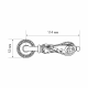 GRETA 302 на розетке R02 матовая бронза F03